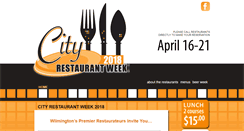Desktop Screenshot of cityrestaurantweek.com